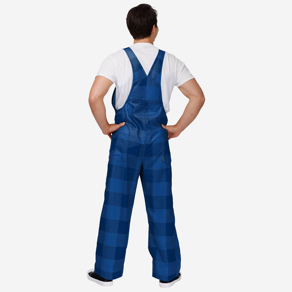 Toronto Blue Jays Mens Plaid Bib Overalls FOCO