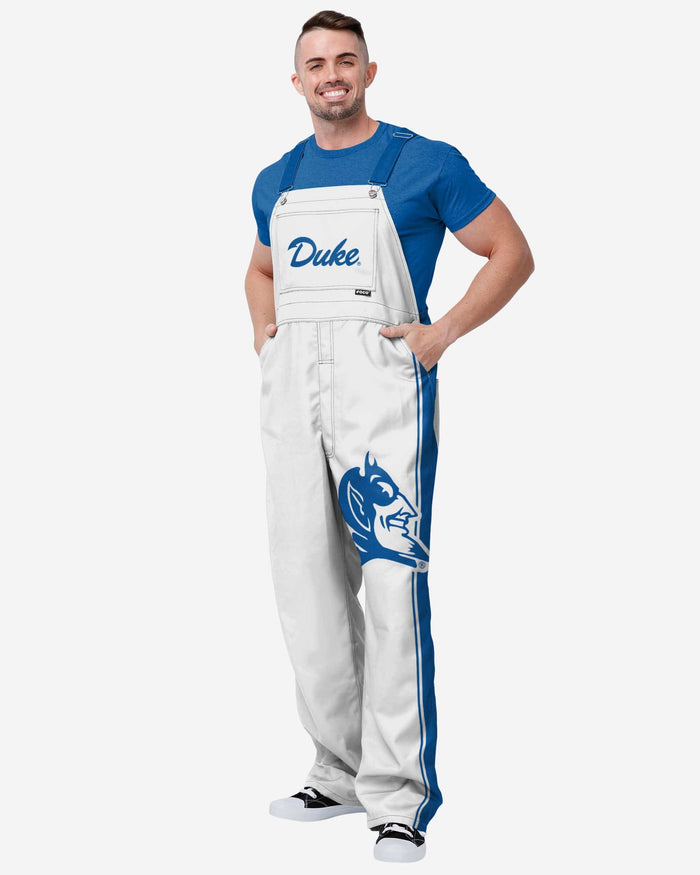 Duke Blue Devils Mens Big Logo Bib Overalls FOCO S - FOCO.com