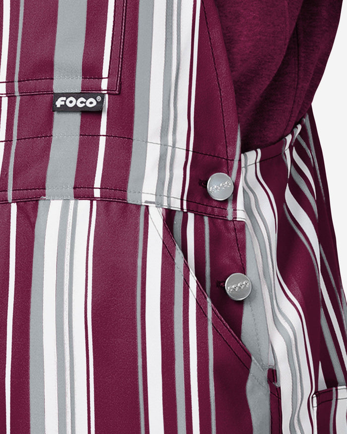 Texas A&M Aggies Mens Hyper Stripe Bib Overalls FOCO - FOCO.com