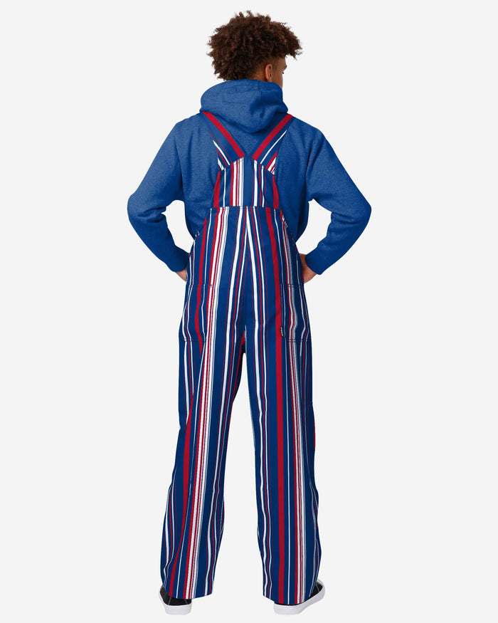 New York Giants Mens Hyper Stripe Bib Overalls FOCO - FOCO.com