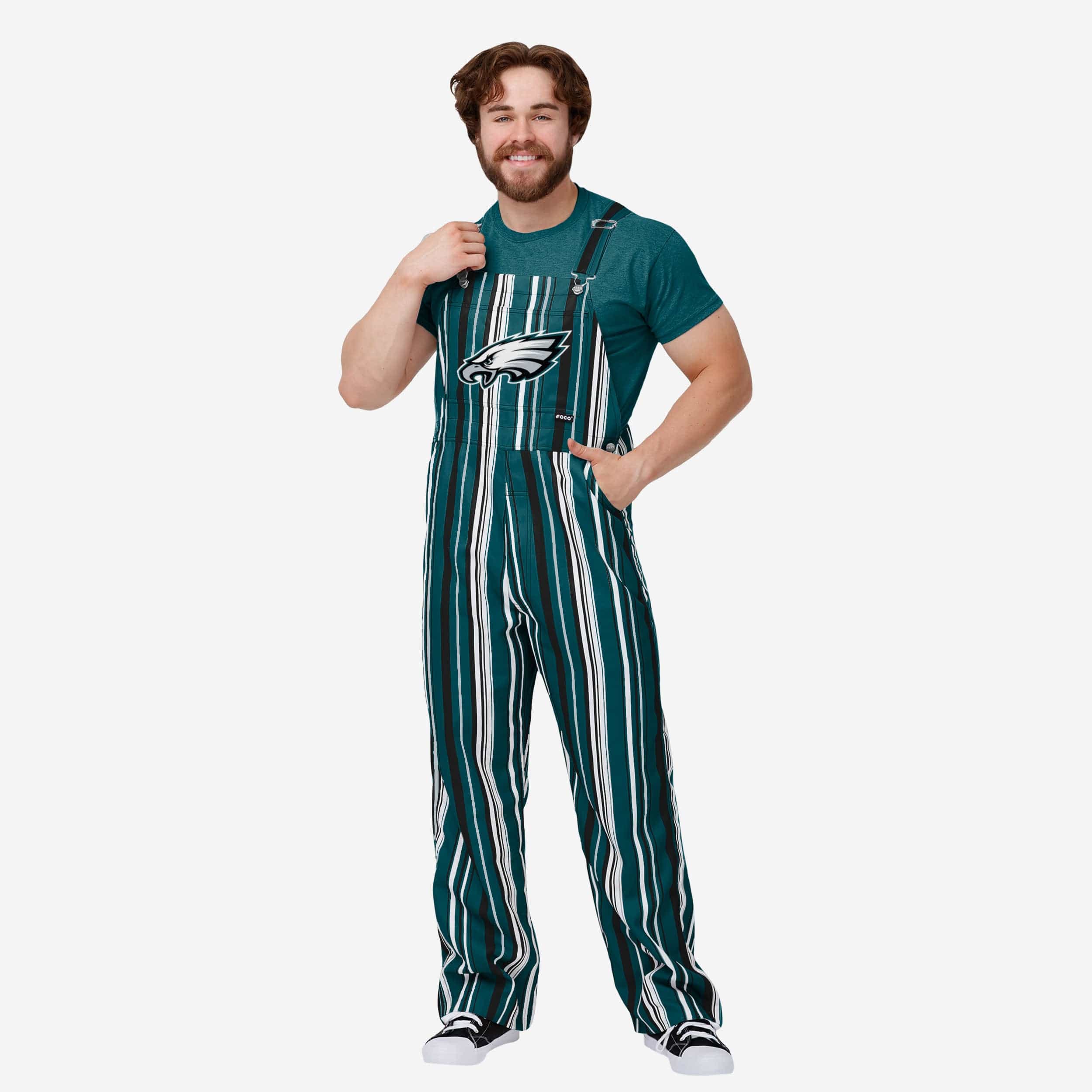 FOCO Philadelphia Eagles NFL Mens Team Stripe Joggers