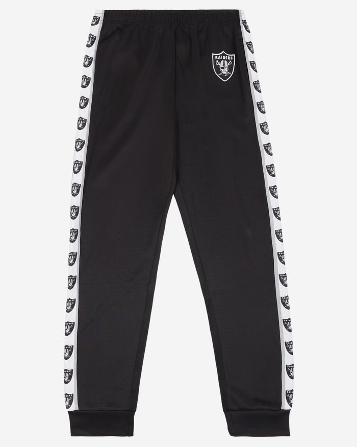 Las Vegas Raiders Stripe Logo Track Pants FOCO - FOCO.com