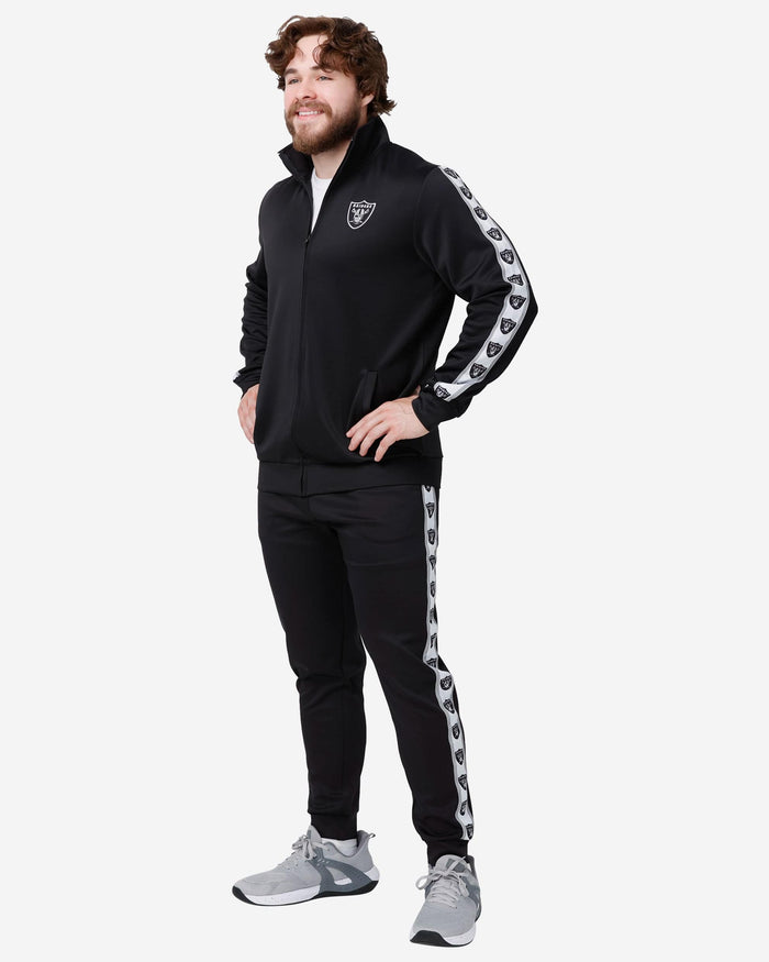 Las Vegas Raiders Stripe Logo Track Pants FOCO - FOCO.com