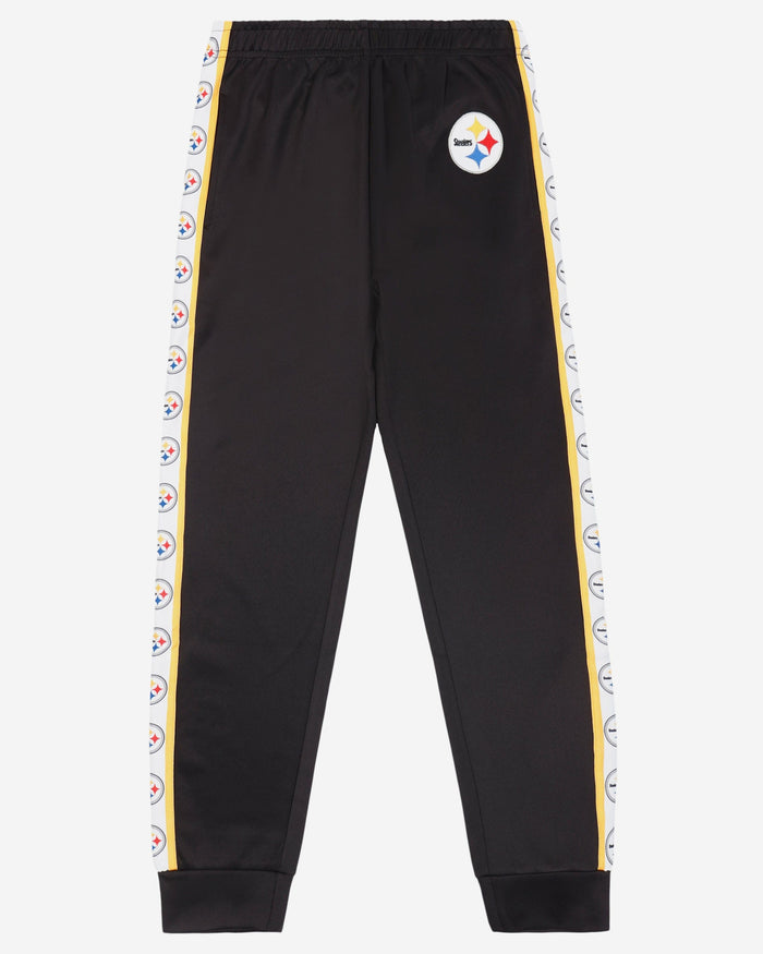Pittsburgh Steelers Stripe Logo Track Pants FOCO - FOCO.com