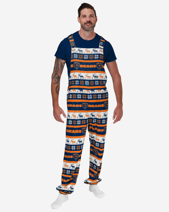 Chicago Bears Mens Ugly Home Gating Bib Overalls FOCO S - FOCO.com