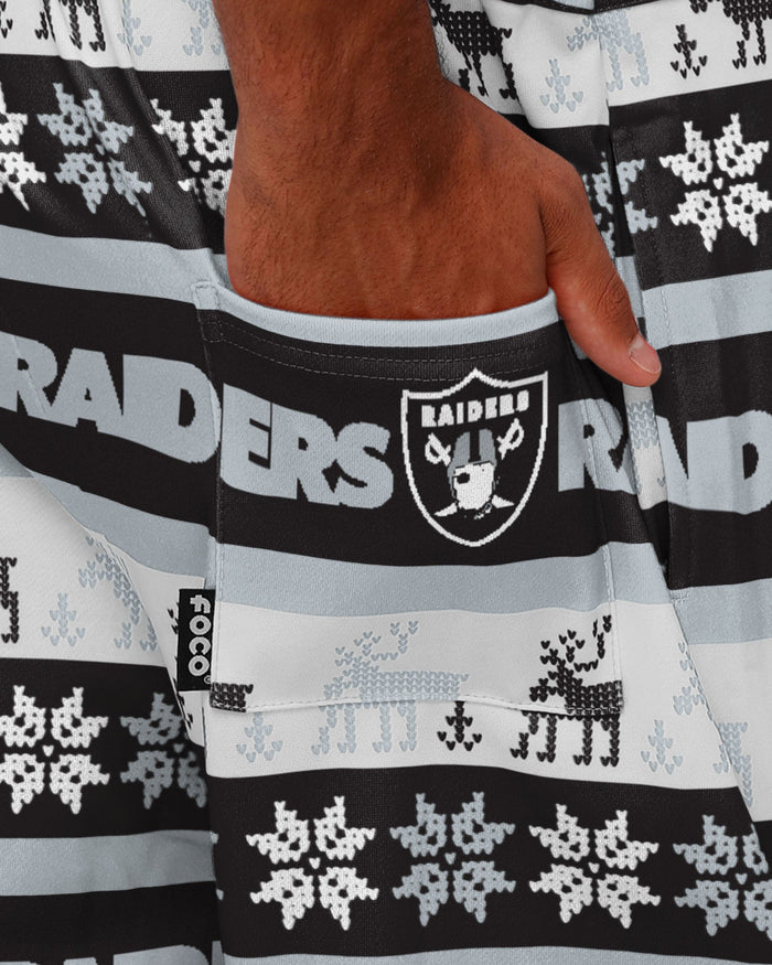 Las Vegas Raiders Mens Ugly Home Gating Bib Overalls FOCO - FOCO.com