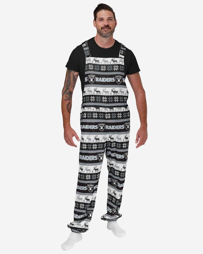 Las Vegas Raiders Mens Ugly Home Gating Bib Overalls FOCO S - FOCO.com