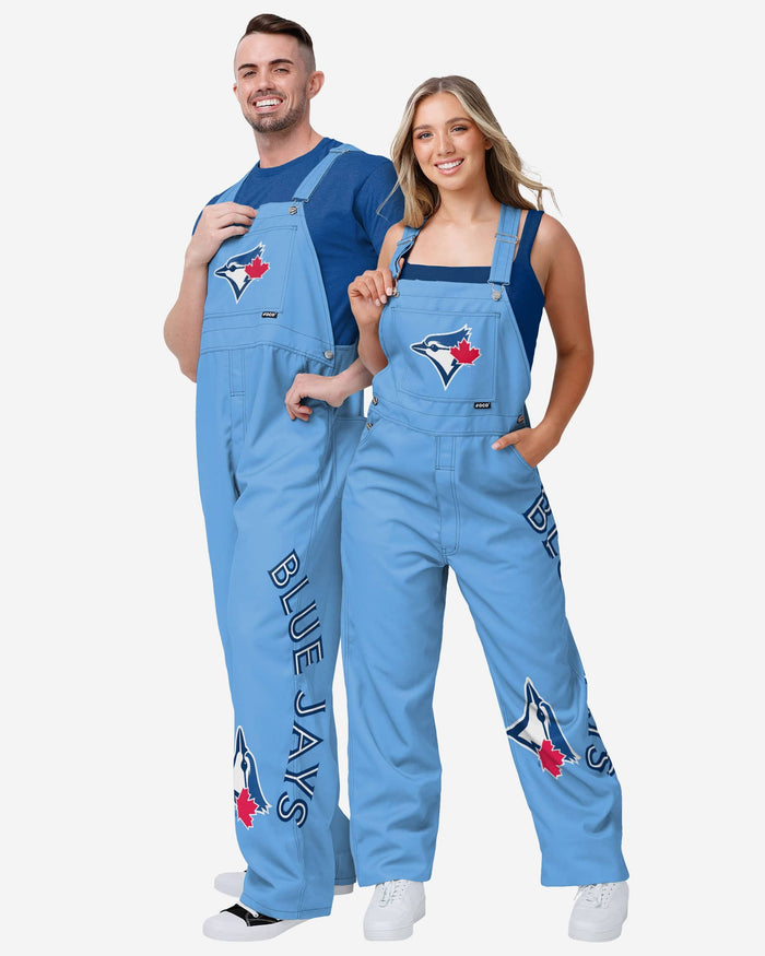 Toronto Blue Jays Womens Big Logo Bib Overalls FOCO - FOCO.com