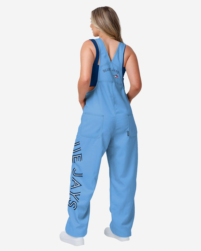 Toronto Blue Jays Womens Big Logo Bib Overalls FOCO - FOCO.com