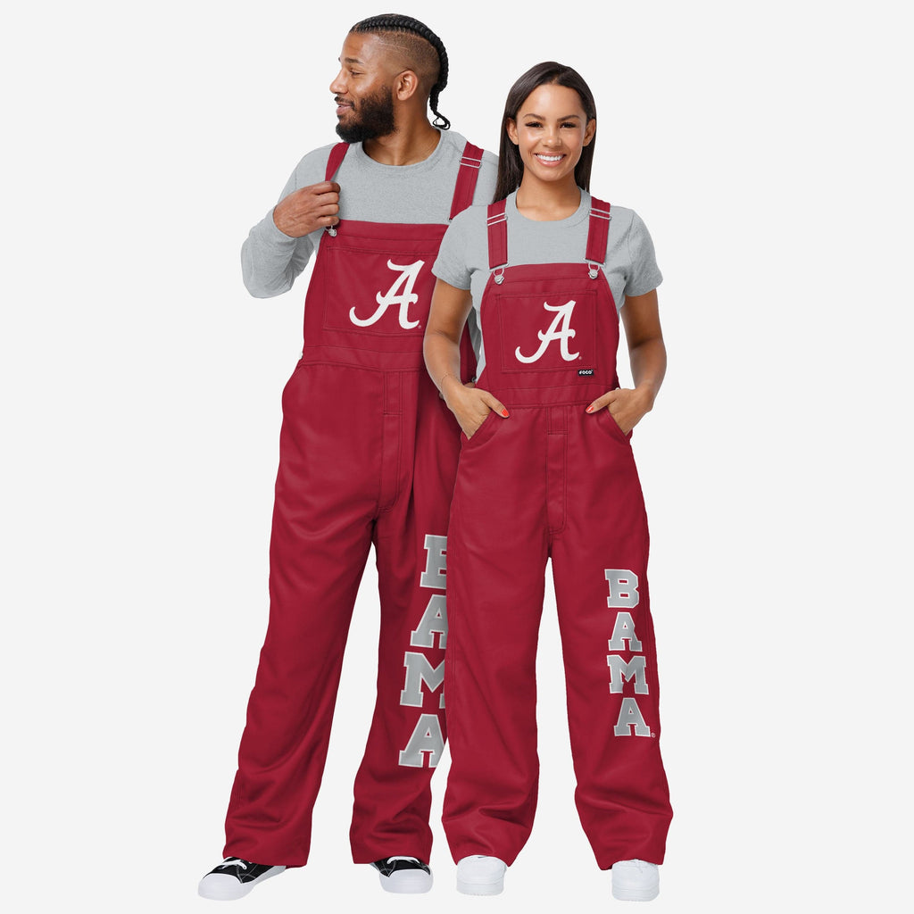 Alabama Crimson Tide Womens Big Logo Bib Overalls FOCO