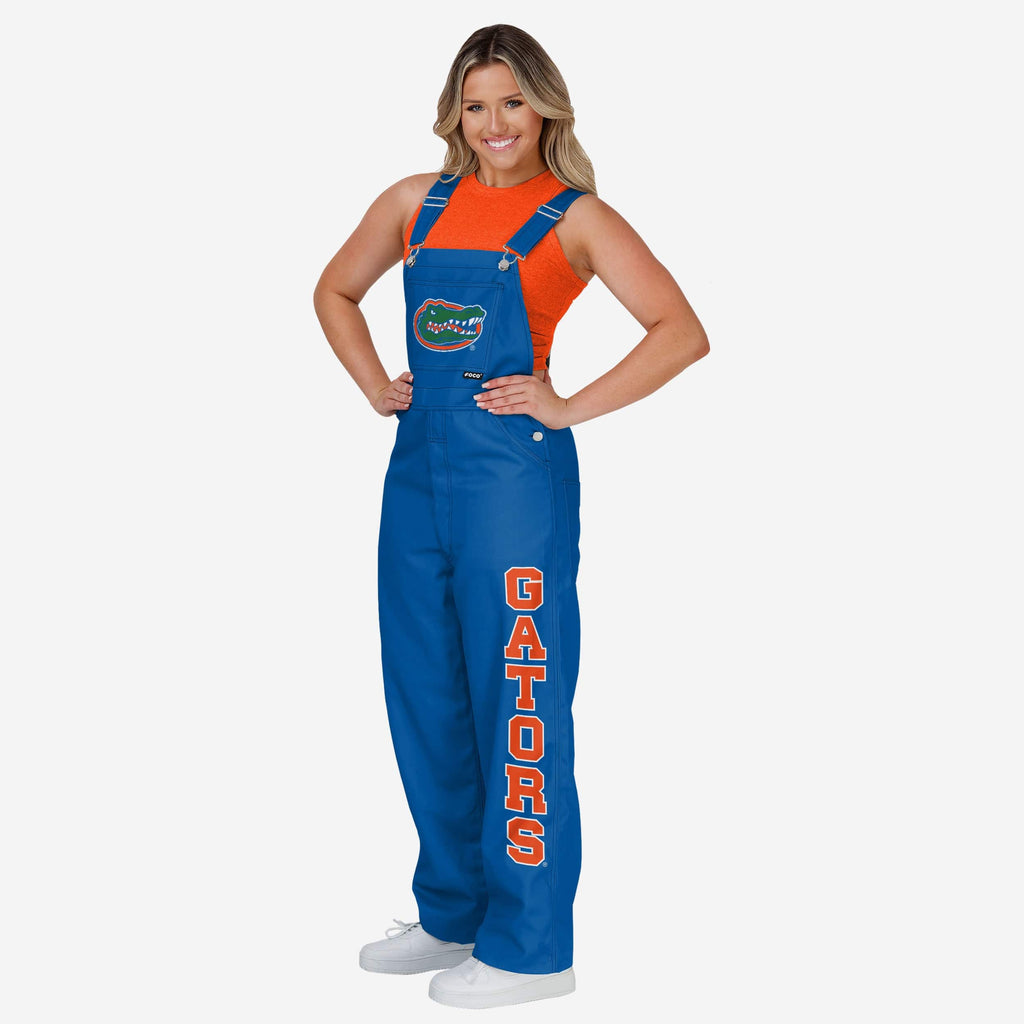 Florida Gators Womens Big Logo Bib Overalls FOCO XS - FOCO.com