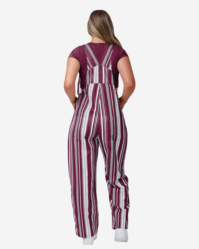 Texas A&M Aggies Womens Hyper Stripe Bib Overalls FOCO - FOCO.com