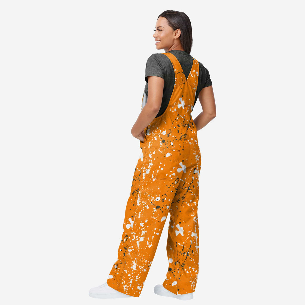 Tennessee Volunteers Womens Paint Splatter Bib Overalls FOCO