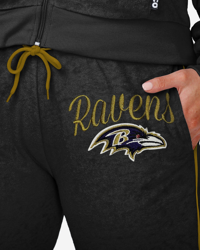 Baltimore Ravens Womens Terry Knit Joggers FOCO - FOCO.com