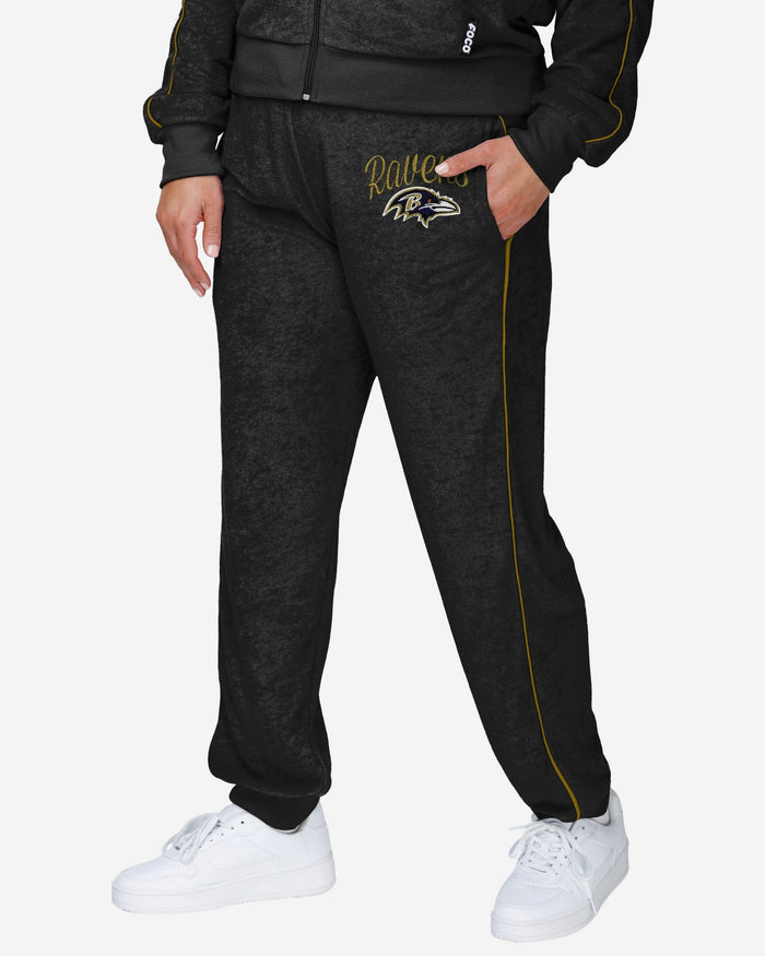 Baltimore Ravens Womens Terry Knit Joggers FOCO S - FOCO.com