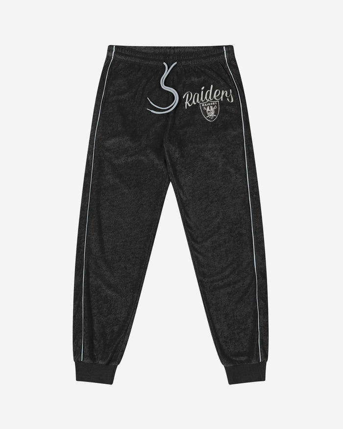 Las Vegas Raiders Womens Terry Knit Joggers FOCO - FOCO.com