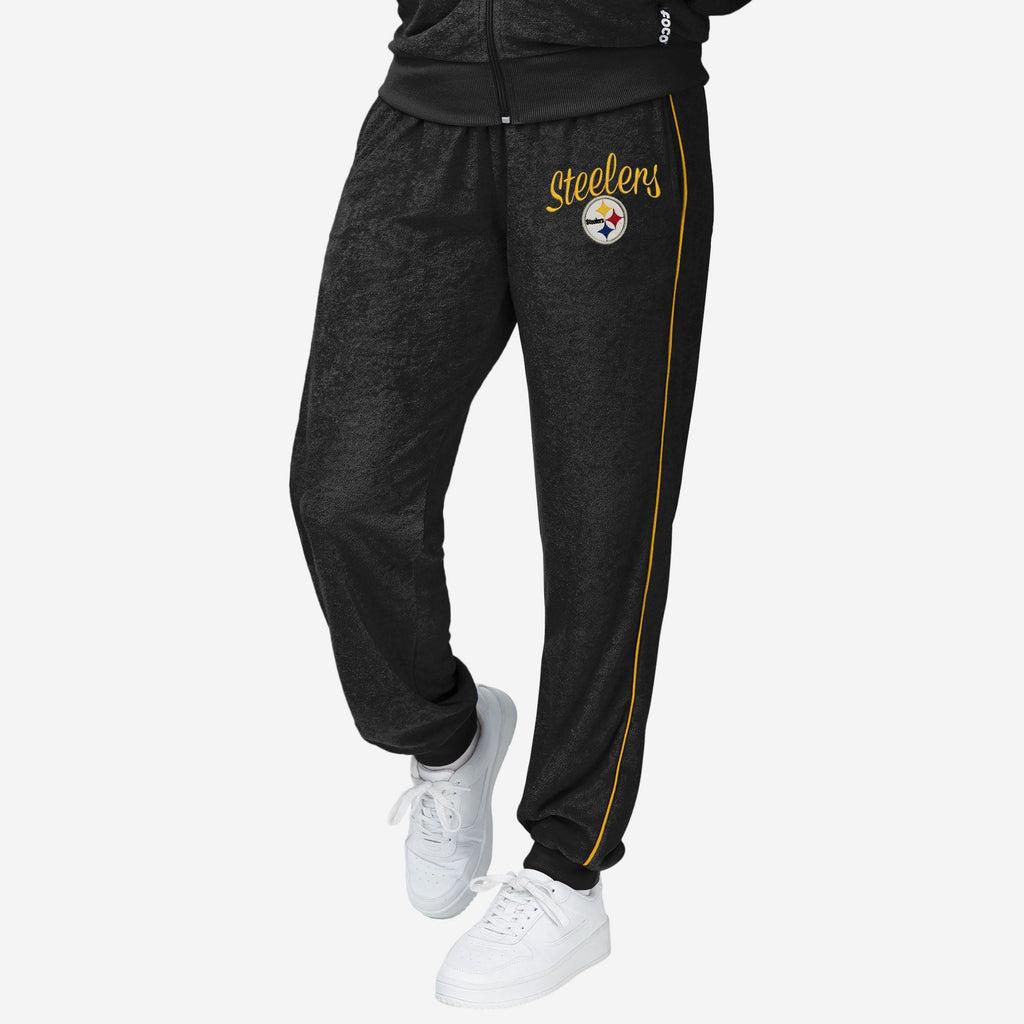 Pittsburgh Steelers Womens Terry Knit Joggers FOCO S - FOCO.com