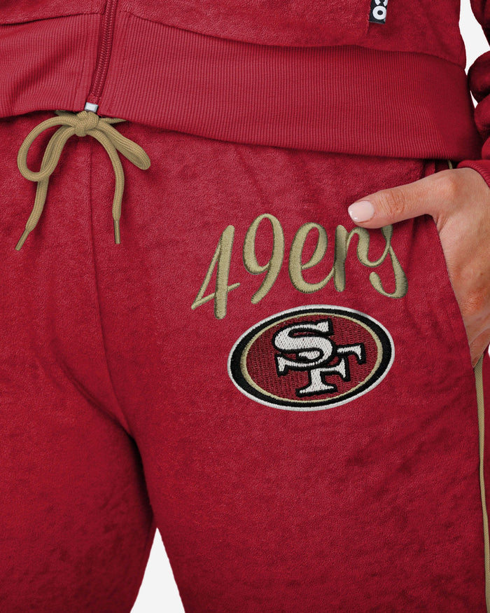 San Francisco 49ers Womens Terry Knit Joggers FOCO - FOCO.com