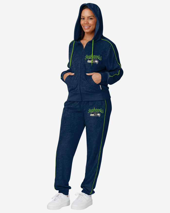 Seattle Seahawks Womens Terry Knit Joggers FOCO - FOCO.com