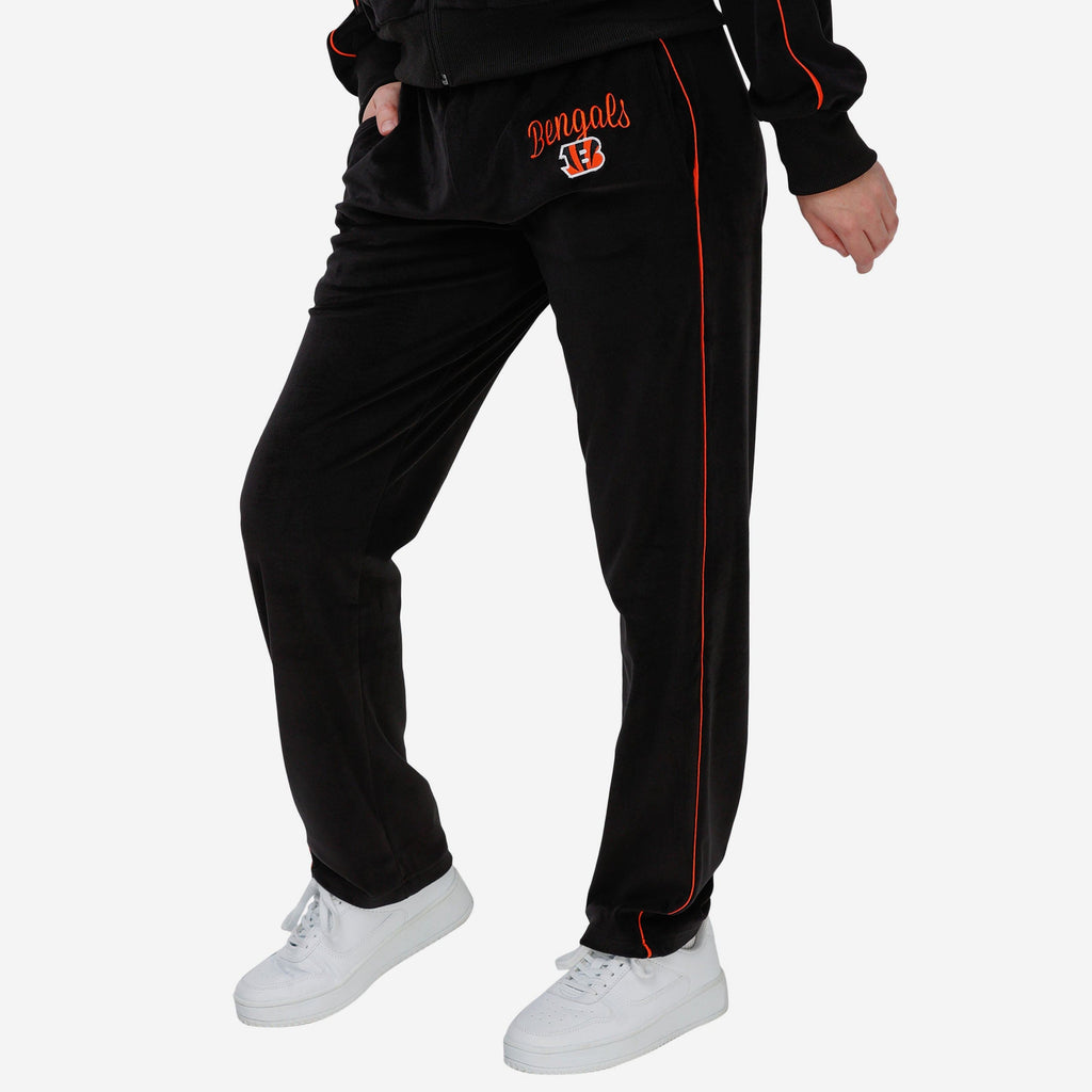 Cincinnati Bengals Womens Velour Pants FOCO S - FOCO.com