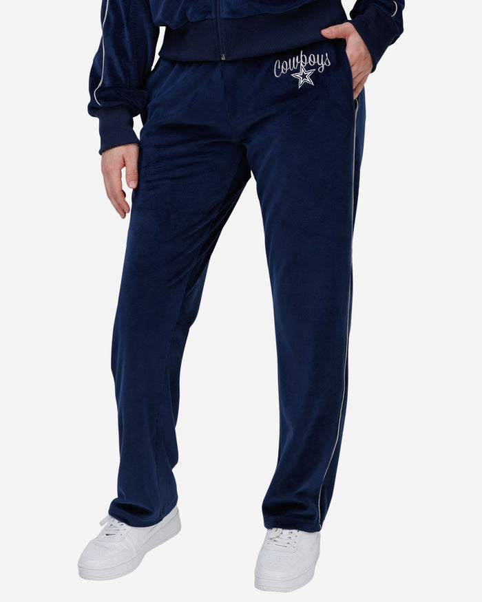 Dallas Cowboys Womens Velour Pants FOCO S - FOCO.com