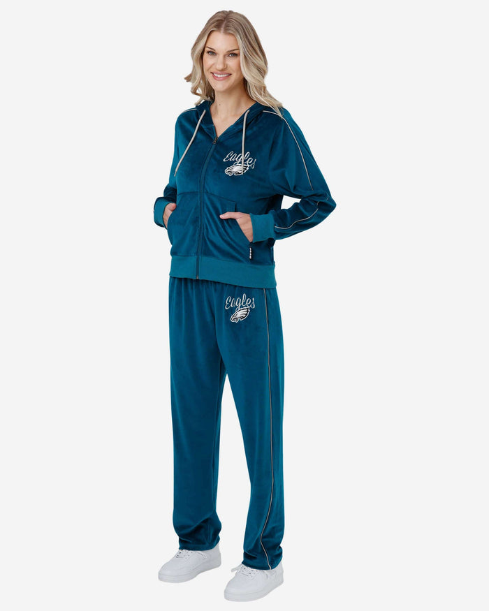 Philadelphia Eagles Womens Velour Pants FOCO - FOCO.com