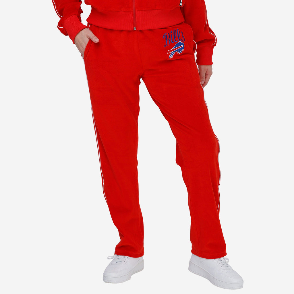 Buffalo Bills Womens Red Velour Pants FOCO S - FOCO.com