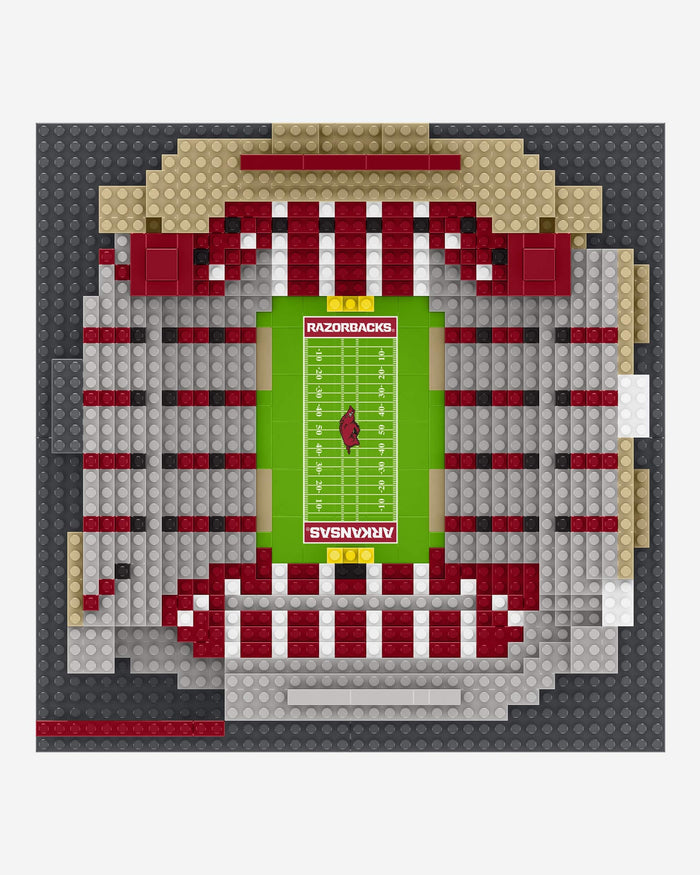 Arkansas Razorbacks Donald W Reynolds Mini BRXLZ Stadium FOCO - FOCO.com