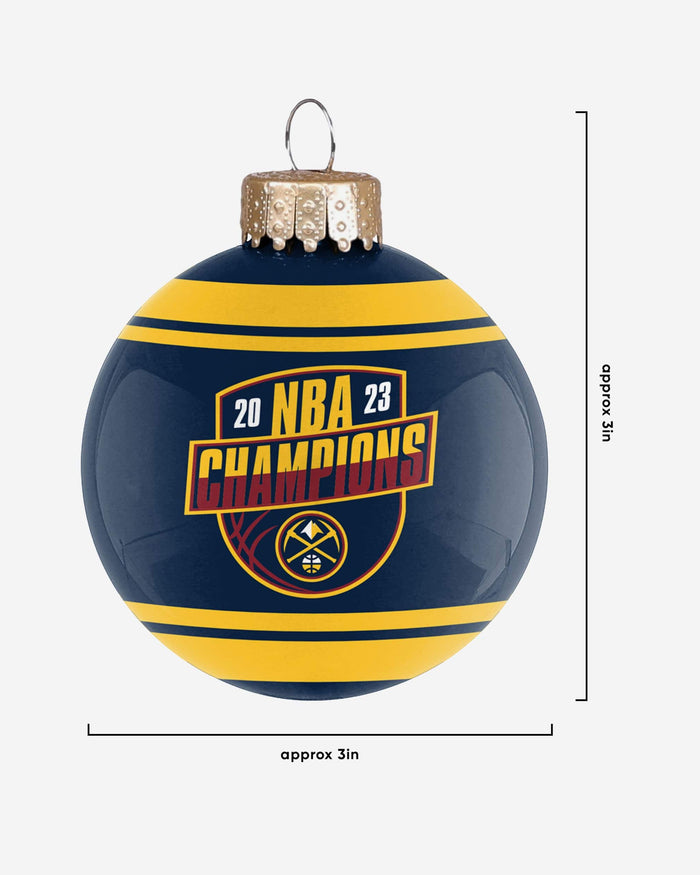 : FOCO NFL Glass Ball Ornament - Limited Edition