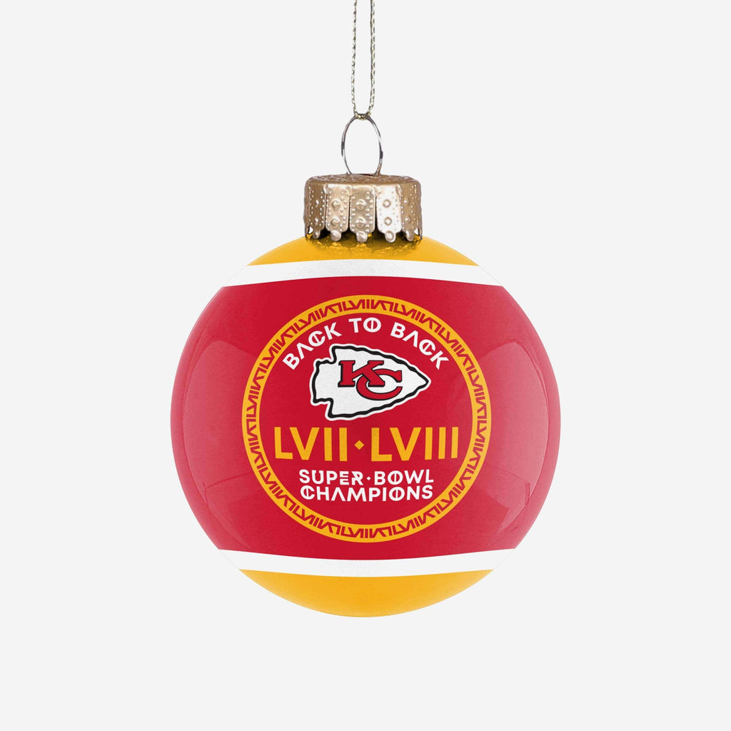 kc chiefs super bowl ornament