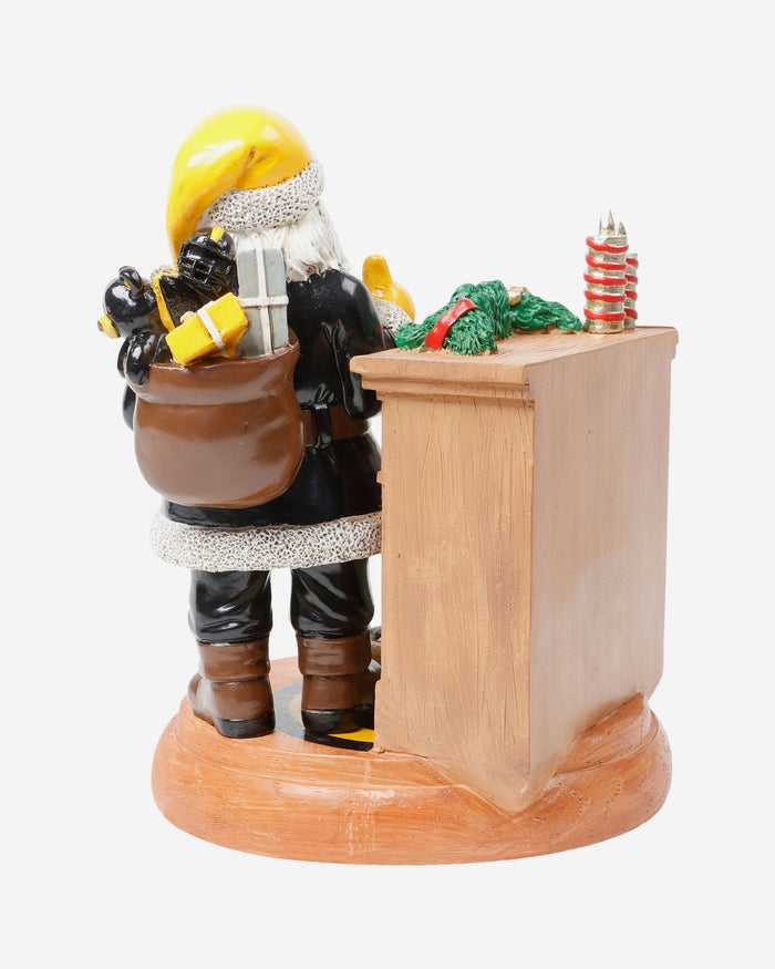 Pittsburgh Steelers Santa Fireplace Figurine FOCO - FOCO.com