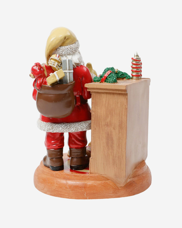 San Francisco 49ers Santa Fireplace Figurine FOCO - FOCO.com