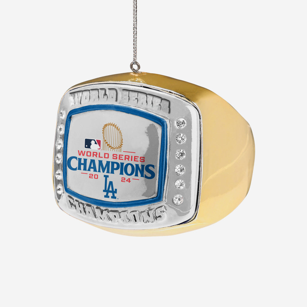 Los Angeles Dodgers 2024 World Series Champions Ring Ornament FOCO - FOCO.com