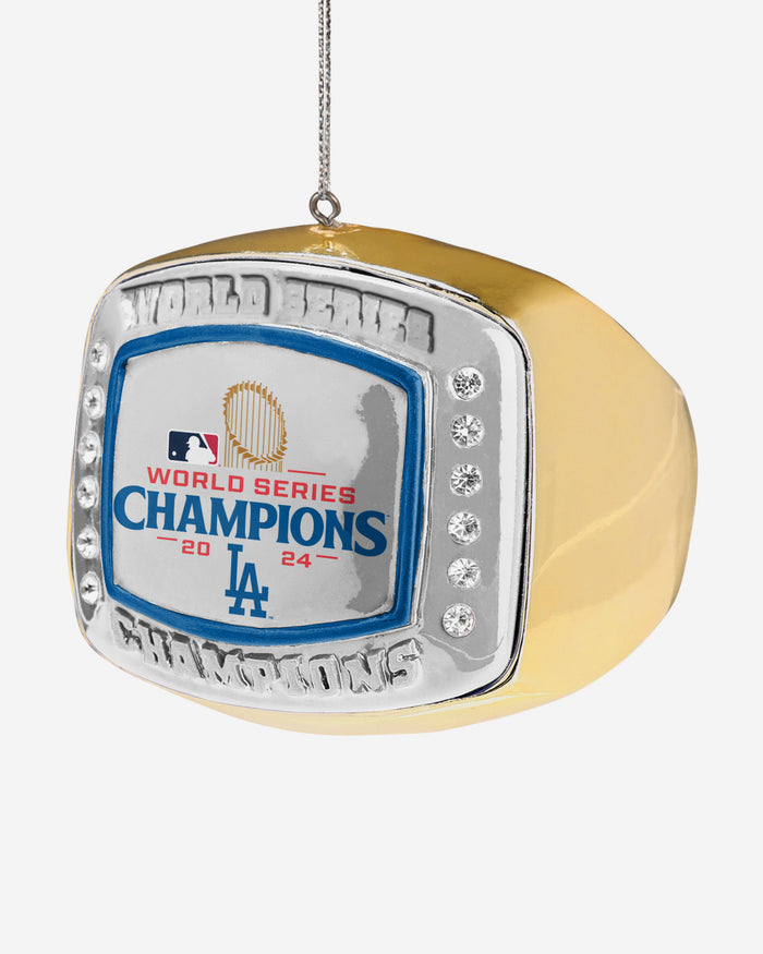 Los Angeles Dodgers 2024 World Series Champions Ring Ornament FOCO - FOCO.com