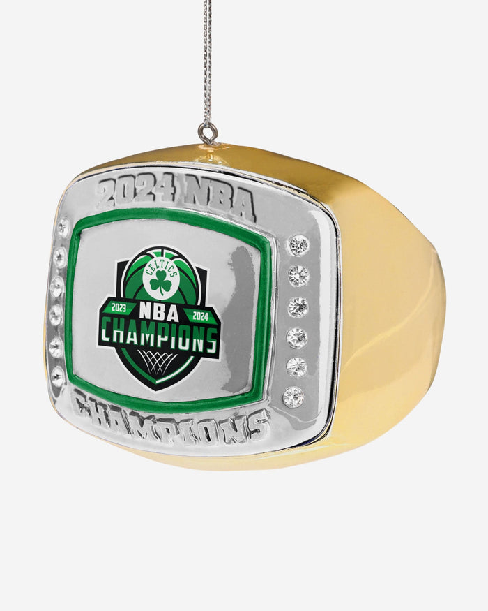 Boston Celtics 2024 NBA Champions Ring Ornament FOCO - FOCO.com