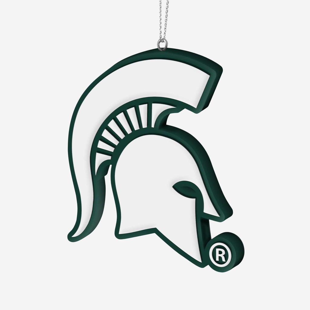 Michigan State Spartans Resin Logo Ornament FOCO - FOCO.com