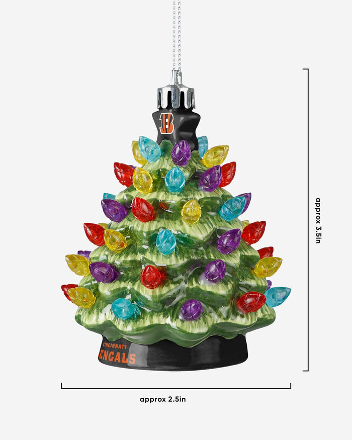 Cincinnati Bengals Ceramic Tree Ornament FOCO - FOCO.com