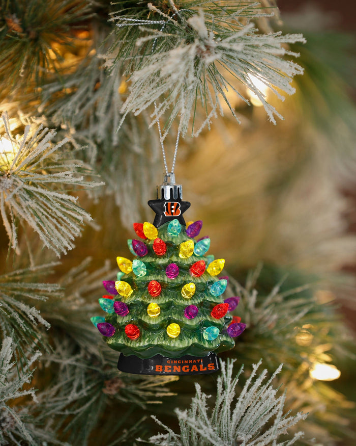 Cincinnati Bengals Ceramic Tree Ornament FOCO - FOCO.com