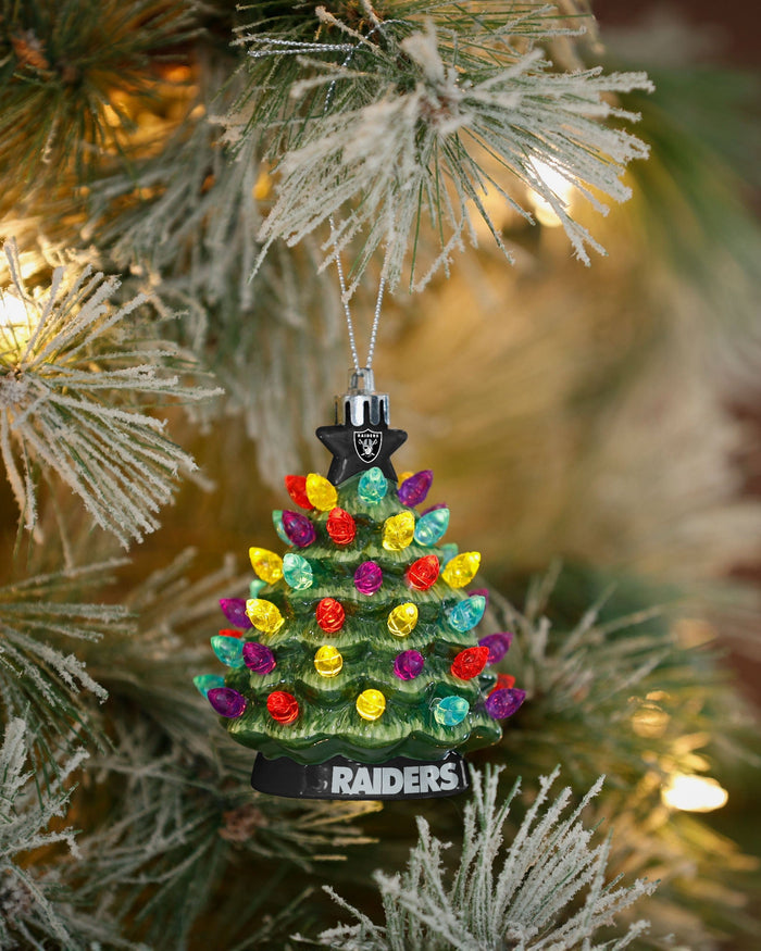 Las Vegas Raiders Ceramic Tree Ornament FOCO - FOCO.com