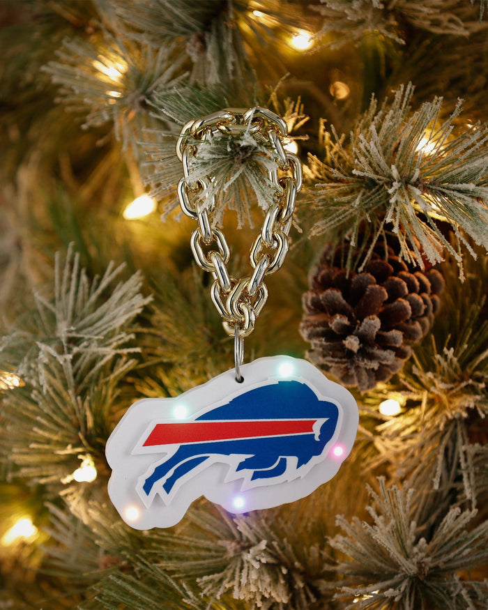 Buffalo Bills Big Logo Light Up Chain Ornament FOCO - FOCO.com