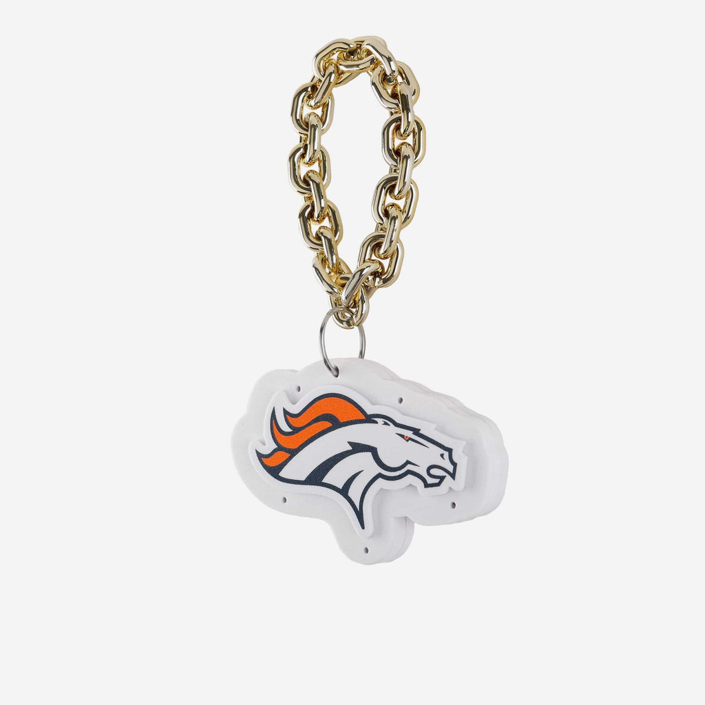 Denver Broncos Big Logo Light Up Chain Ornament FOCO