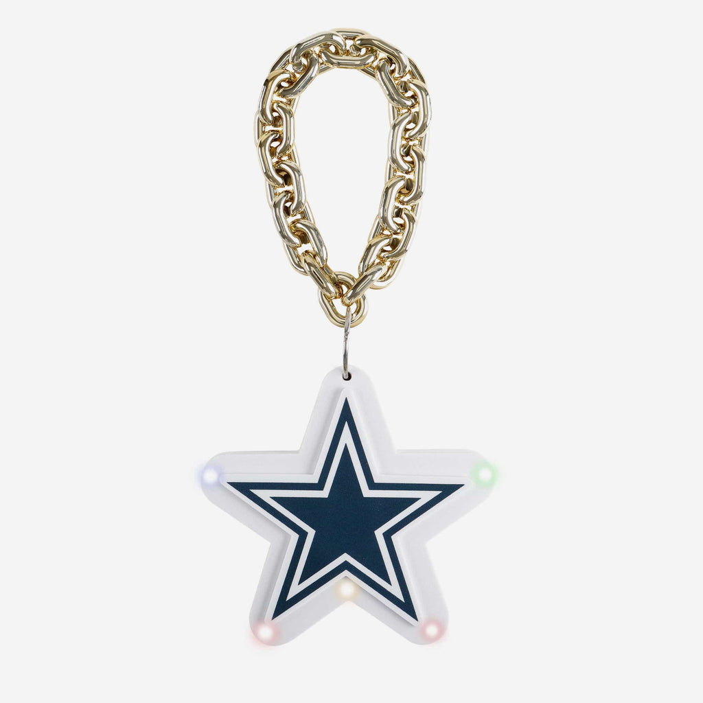 Dallas Cowboys Big Logo Light Up Chain Ornament FOCO - FOCO.com