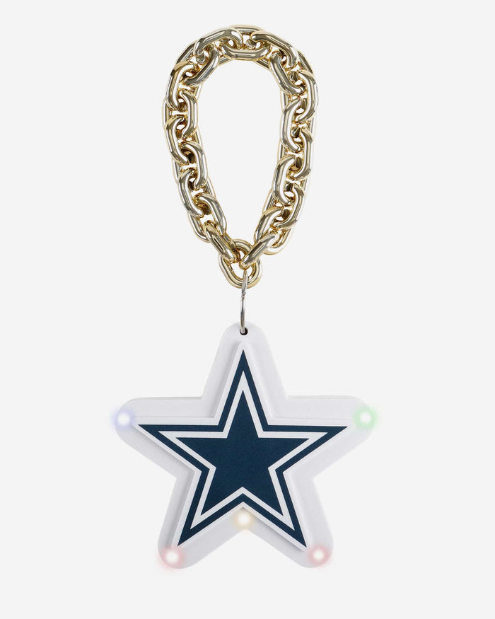 Dallas Cowboys Big Logo Light Up Chain Ornament FOCO - FOCO.com