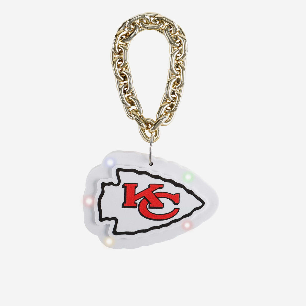 Kansas City Chiefs Big Logo Light Up Chain Ornament FOCO