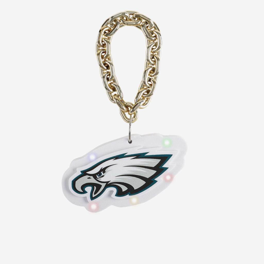 Philadelphia Eagles Big Logo Light Up Chain Ornament FOCO - FOCO.com