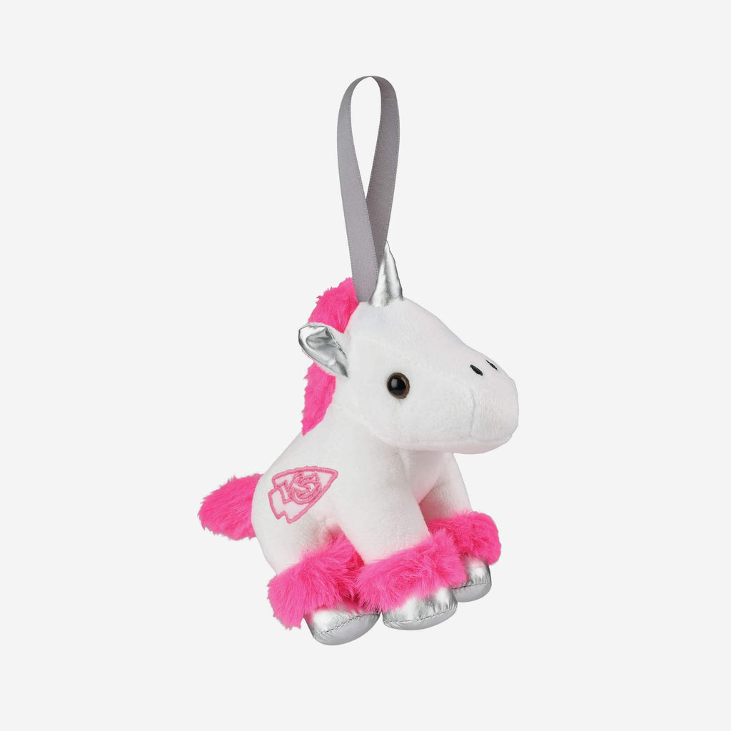 Kansas City Chiefs Plush Unicorn Ornament FOCO - FOCO.com