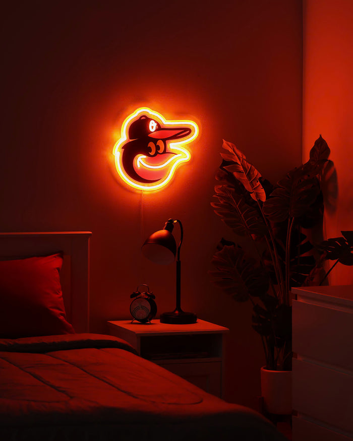 Baltimore Orioles LED Neon Light Up Team Logo Sign FOCO - FOCO.com