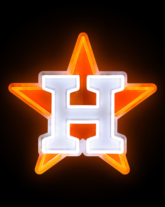 Houston Astros LED Neon Light Up Team Logo Sign FOCO - FOCO.com