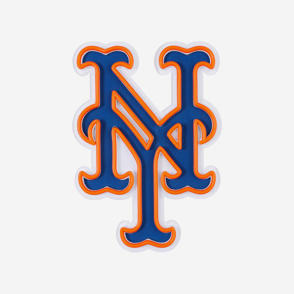 New York Mets LED Neon Light Up Team Logo Sign FOCO - FOCO.com