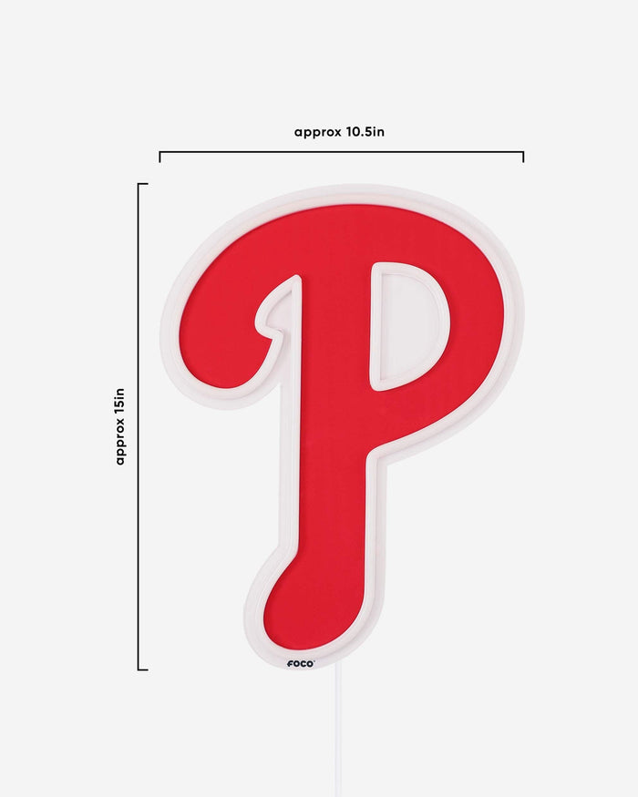 Philadelphia Phillies LED Neon Light Up Team Logo Sign FOCO - FOCO.com